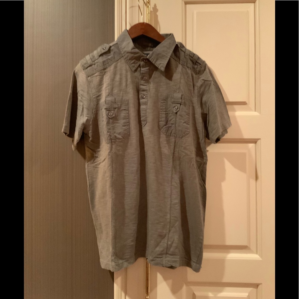 Marc Eko Like New Medium Grey Shirt
